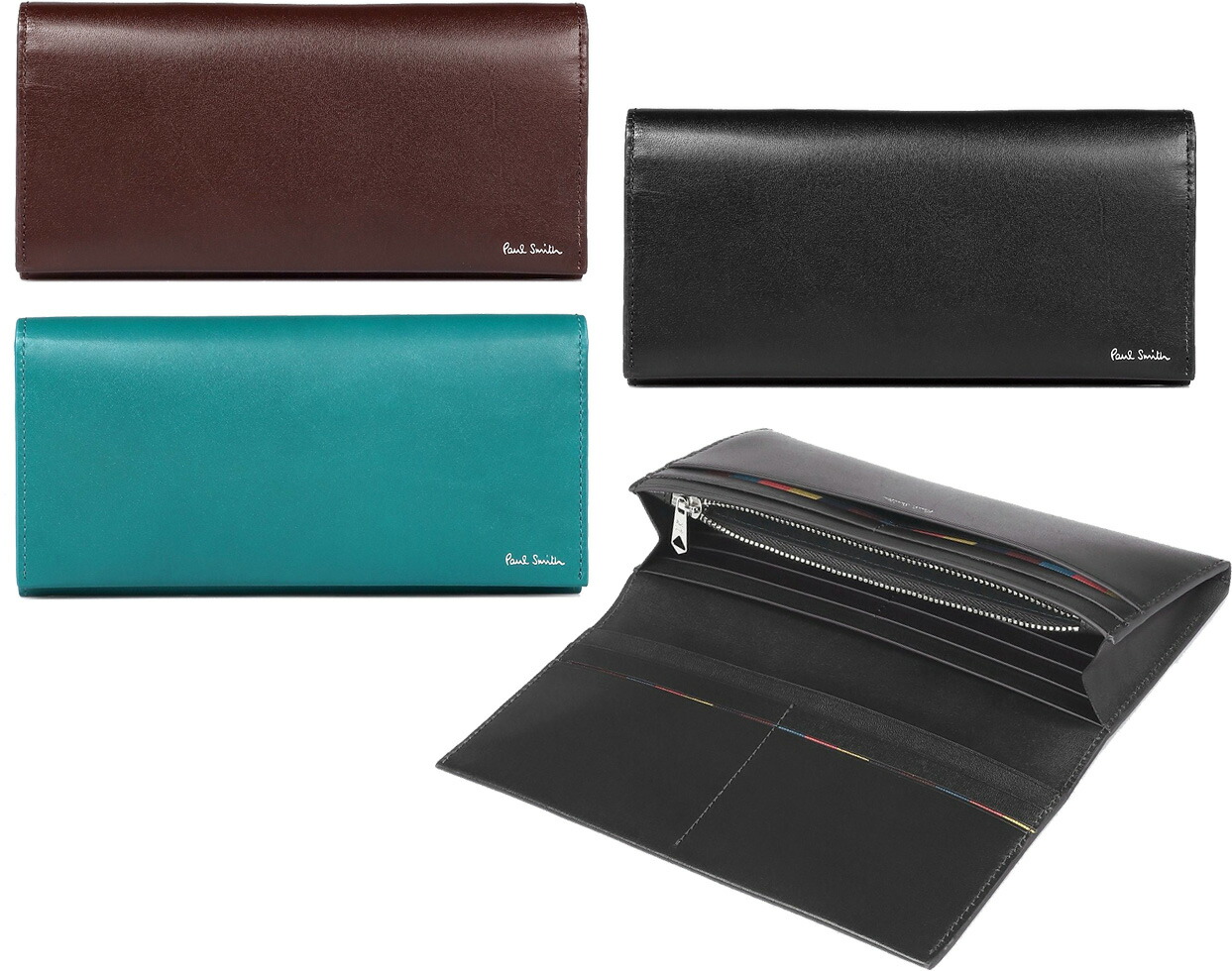 楽天市場】Paul Smith ポールスミスメンズ小銭入れ付き二つ長折財布