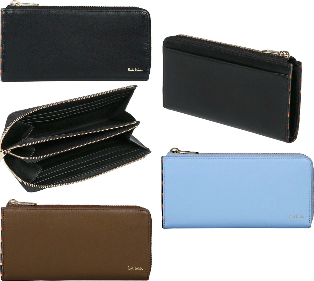 ポールスミス 長財布 茶×マルチストライプライン 新品 本革 レザー L字ジップ 楽天市場】ポールスミス Paul Smith 財布 長財布 M1A 4778X