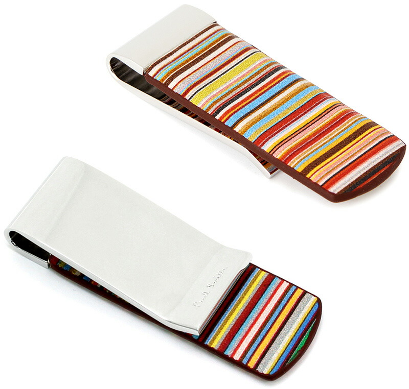 Paul Smithシルバー925  レジンマルチカラー マネークリップ 2 Paul Smith ポールスミス マネークリップ メンズ シンプル