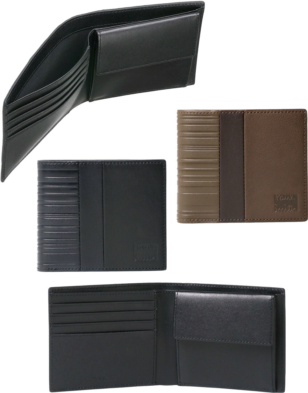 ✨新品未使用✨　PaulSmith 折り財布　金ロゴ　ミニ　クーパー　レザー　黒 楽天市場】【新品未使用品】【財布】Paul Smith ポール スミス