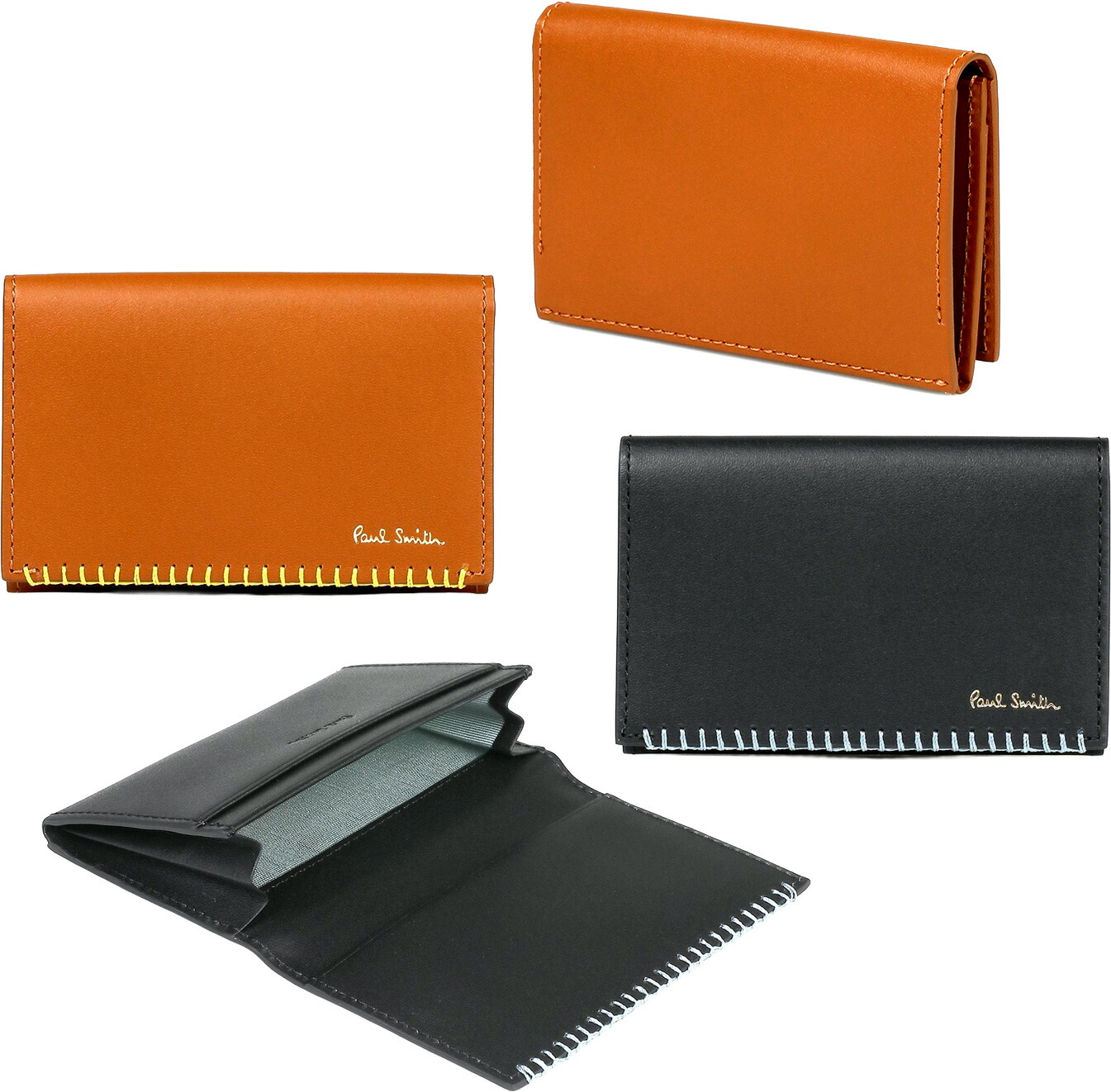 楽天市場】Paul Smith ポールスミス二つ折り名刺入れ 箔押しロゴコード