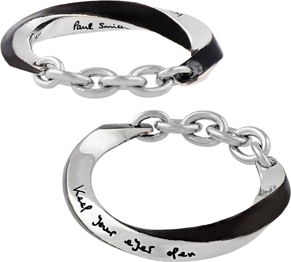 美品　Paul Smith 925 ロゴ　ツートーン　バンドリング　17号 imgrc0165060668.jpg