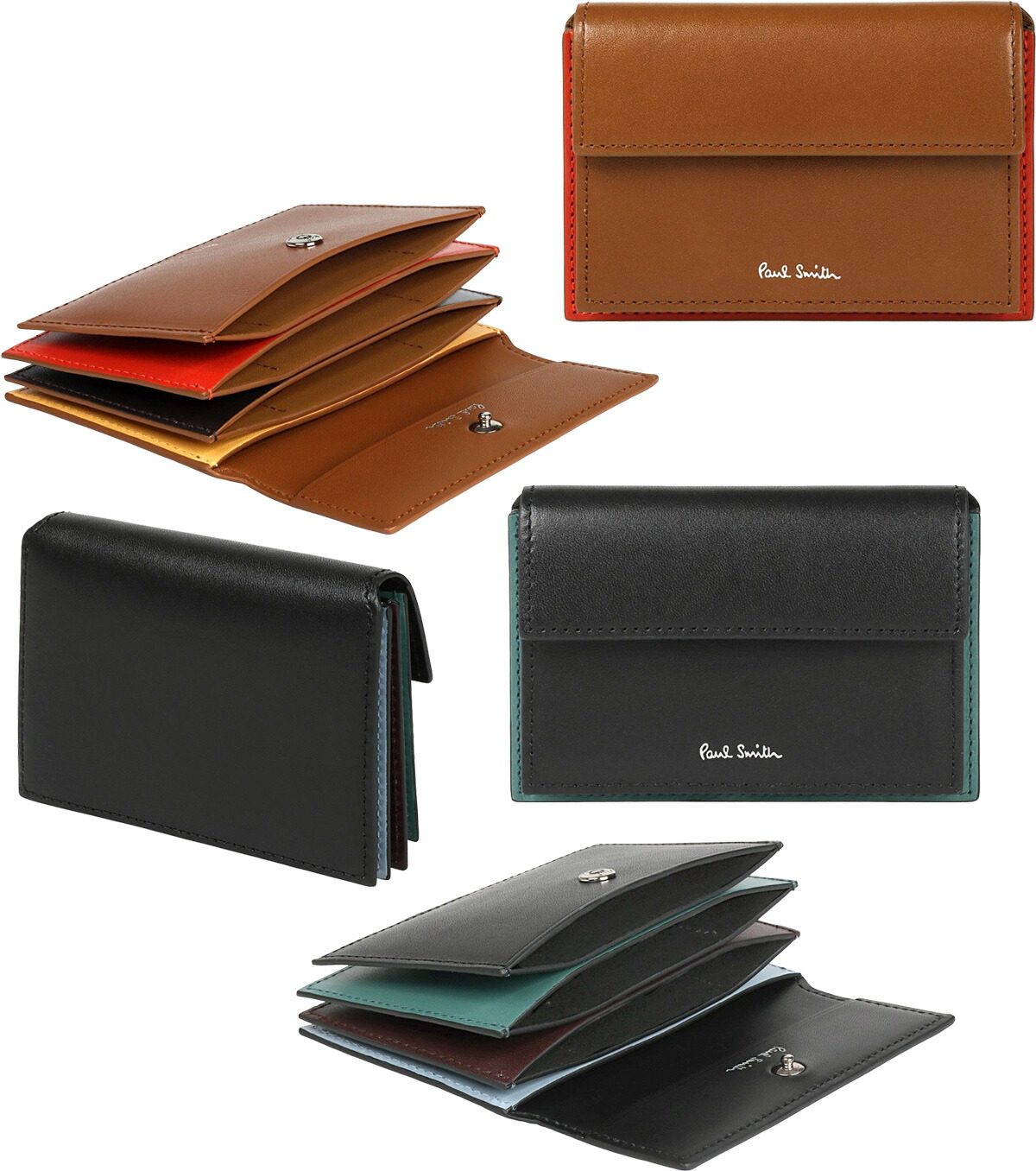 楽天市場】ポールスミス 名刺入れ カードケース 7782X AMUWEX ブラック