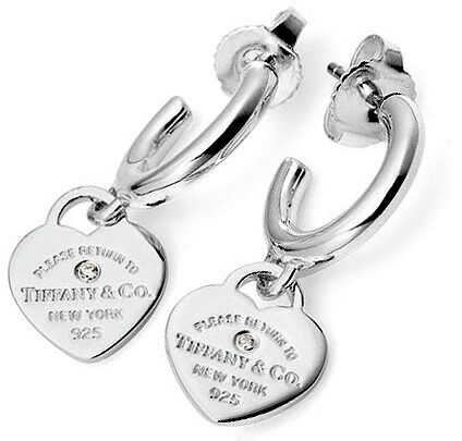 楽天市場】TIFFANY&Co. ティファニー ピアス0.005カラットダイヤハート