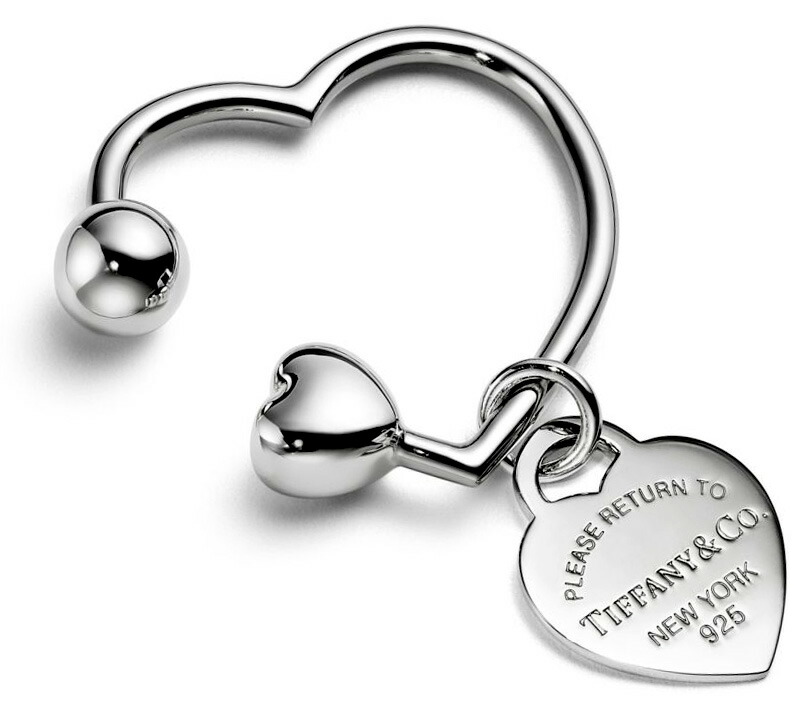 楽天市場】Tiffany&Co. ティファニーRTTハートプレートキーリング
