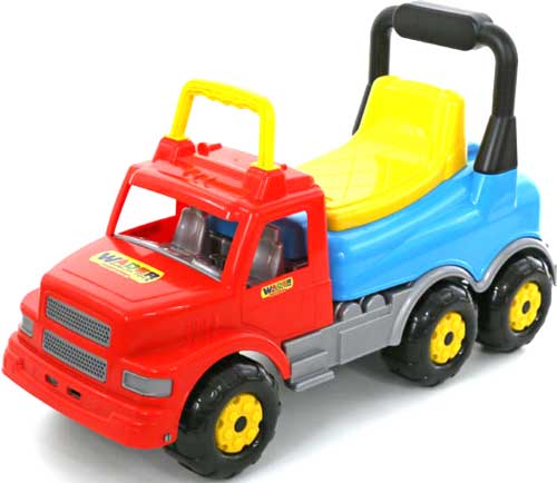 楽天市場 マルチカラーダンプトラック乗用玩具 ６輪ダンプカー地面を蹴って進むオモチャmaxitruck 乗用トラックライトブルー イエロー レッド誕生日プレゼントやお孫さんへの贈り物に大人気捕まり立ち車 キックカー後部に物が入ります Kaminorth