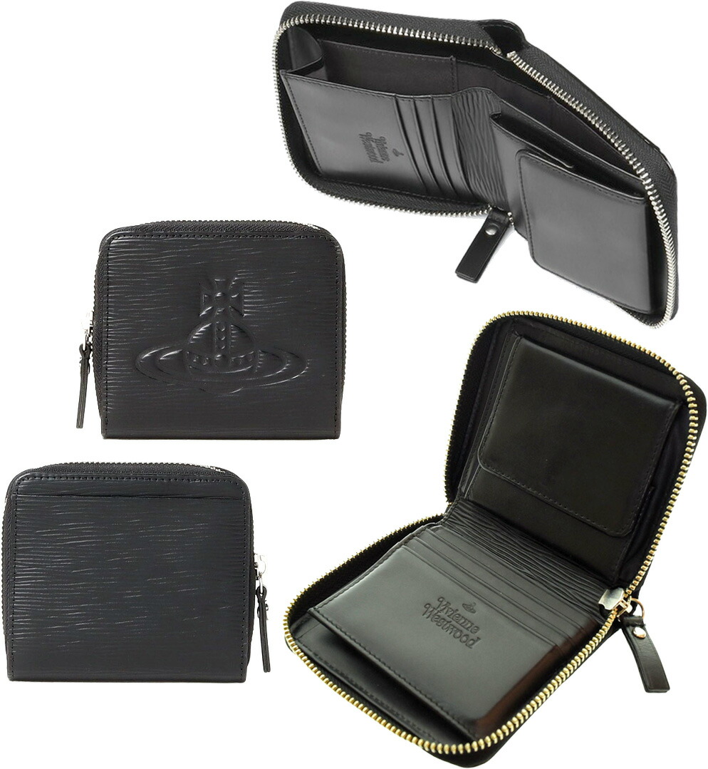 すぐ届く【Vivienne Westwood】ラウンドファスナー小銭入れ 日本限定】EXECUTIVE ファスナー付き小銭入れ(ブラック