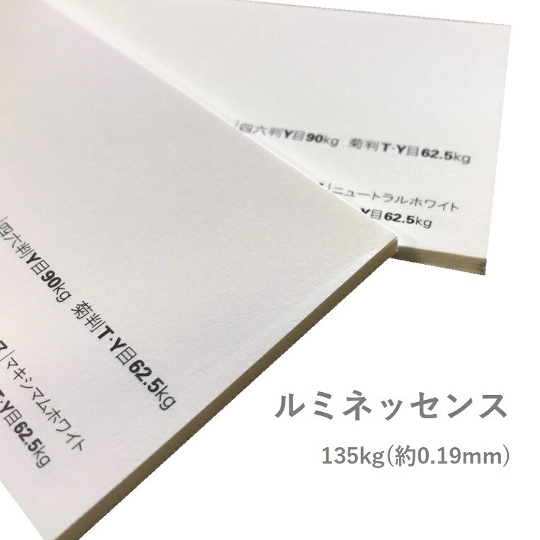 4月最大800円OFFクーポン 【特殊紙】ルミネッセンス 135kg(0.16mm) A4 100枚 【ファンシーペーパー スムース 白い紙】