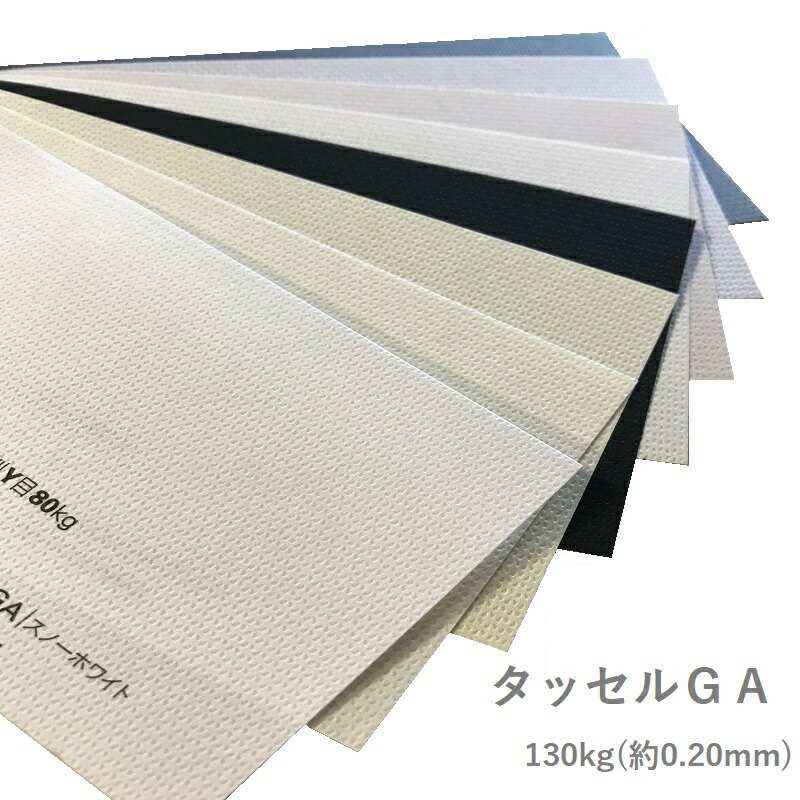 4月最大800円OFFクーポン 【特殊紙】タッセルＧＡ 130kg(0.20mm) A4 100枚 【ファンシーペーパー カラー　エンボス】