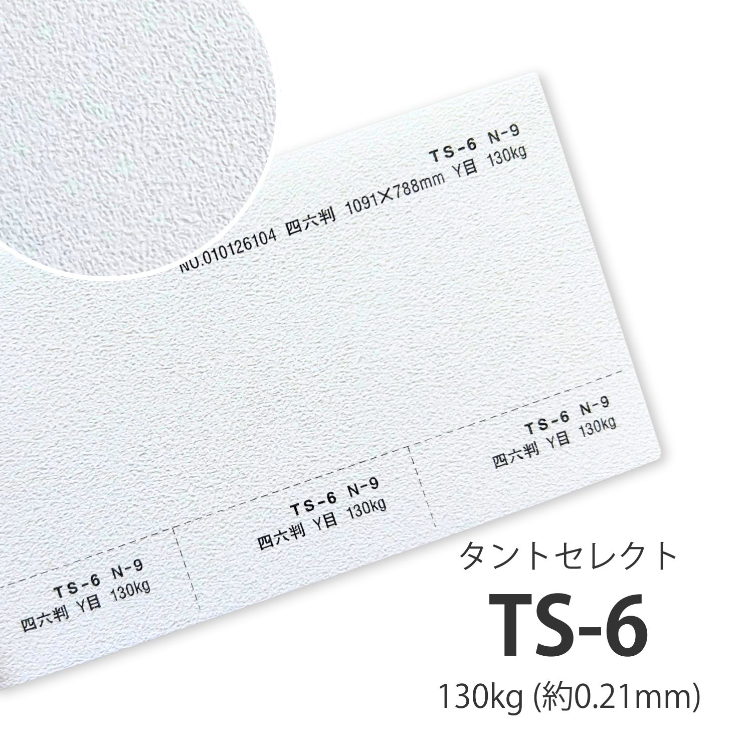 7月最大800円OFFクーポン 【特殊紙】TS-6(タントセレクト6) 130kg(0.21mm) A3 100枚【ファンシーペーパー 印刷用紙 型押し模様 エンボス】｜KAMIOLSHOP 店