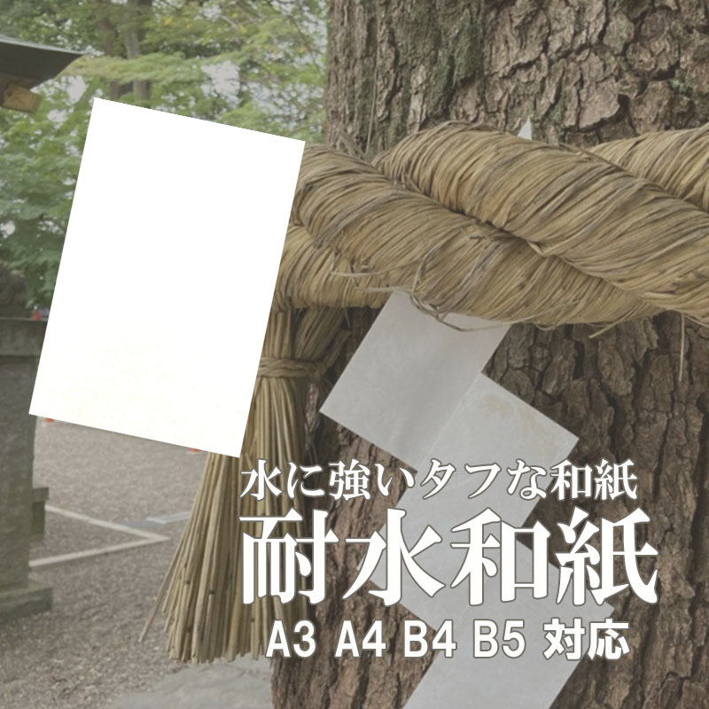 楽天市場】1月最大800円OFFクーポン【和紙】耐水和紙 耐水紙 4〜16枚