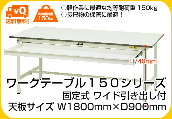 楽天市場】【山金工業】【YamaTec】ワークテーブル１５０シリーズ 固定