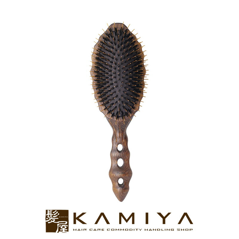 【ガチャで最大10%OFF】YSパーク ラスターウッドスタイラー YS-651（セット用）|ヘアブラシ ヘアーブラシ 猪毛 獣毛 艶 ツヤ サラサラ スタイリング プレゼント ギフト ヘアケア サロン専売 美容室専売 美容院 美容師 おすすめ 人気 ランキング クチコミ