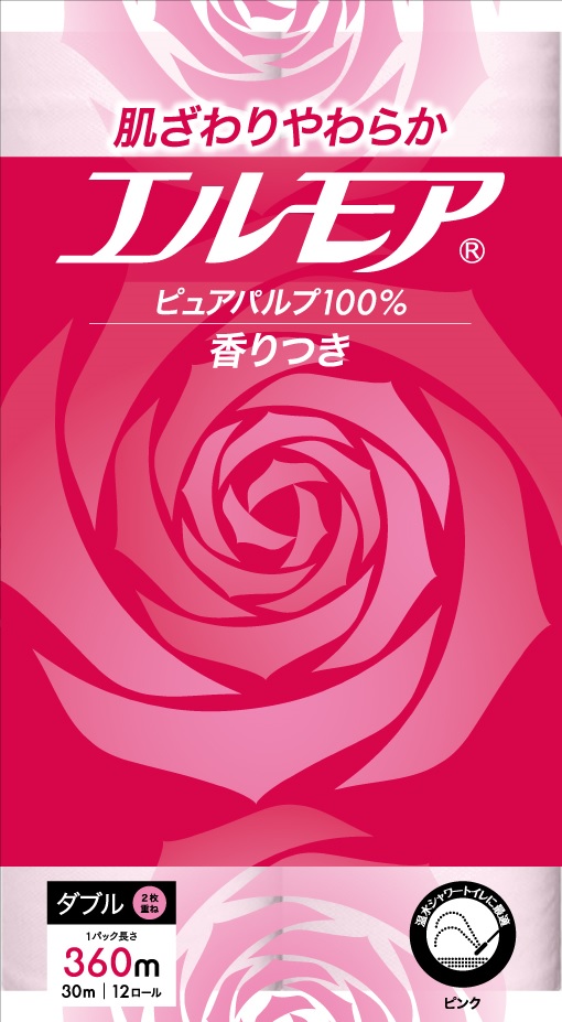 楽天市場】カミ商事 エルモア ピコ2倍巻き トイレットペーパー 12