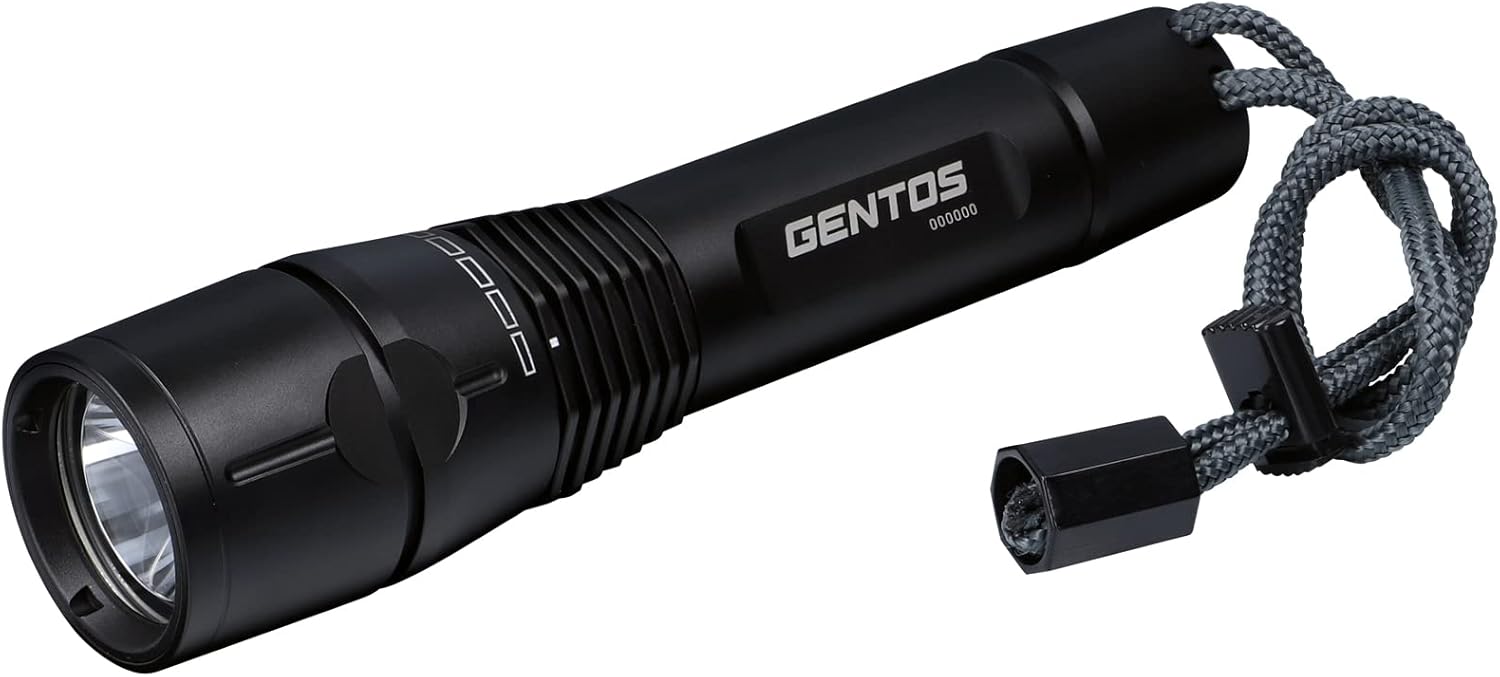 GENTOS(ジェントス) 懐中照明ランプ LEDともし火 申し受ける式(専用申し受ける池/単4独居室) 豪然たる 500~1200lm G続きもの GF-106/114/116/117RG/専用申し受ける池