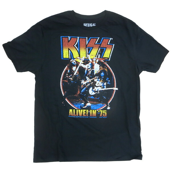 楽天市場】【土日も発送】 KISS キッス ロックTシャツ バンドT