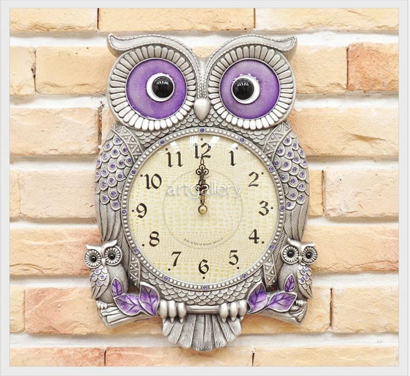 楽天市場】天然木 三面時計 フクロウ 天然木 インテリア 雑貨 壁掛け