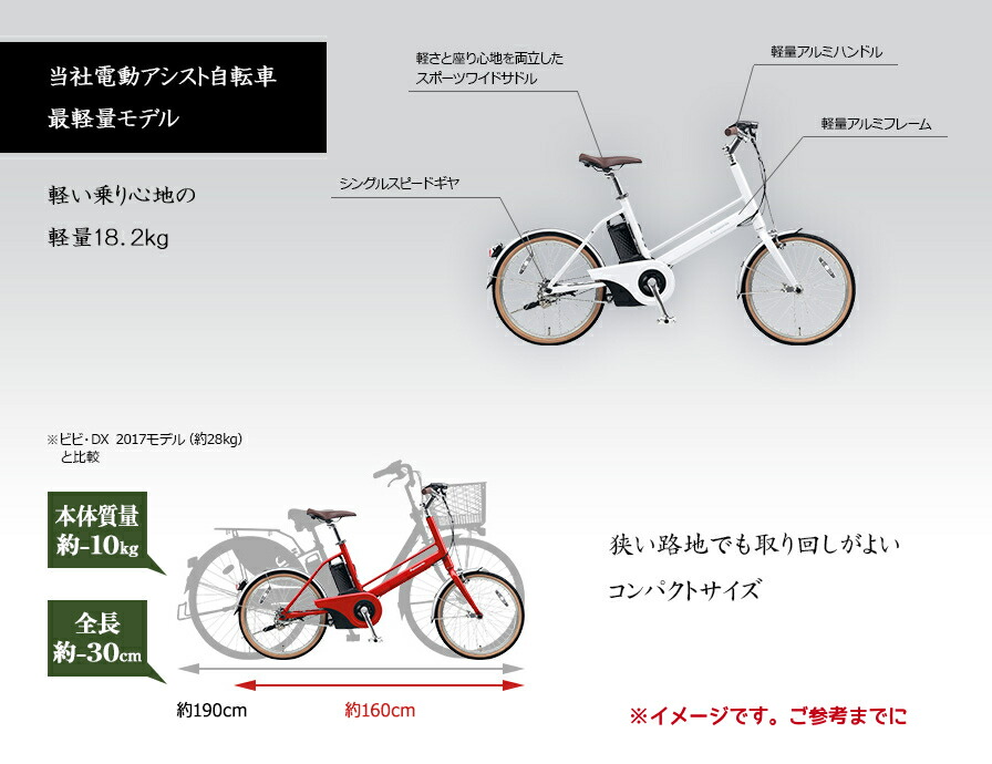 楽天市場 完売御礼 パナソニック ｊコンセプト Be Jelj01af クリスタルホワイト 電動アシスト自転車 12a 20インチ 小径 自転車のメイト 電動自転車も