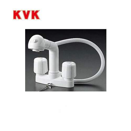 kvk 台付2ハンドル　シャワー水栓　フック付き kf12e.jpg