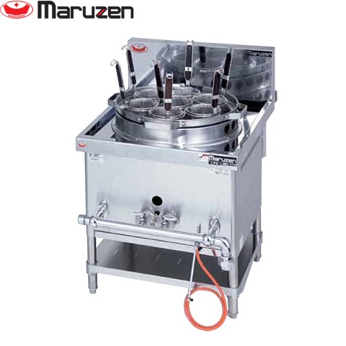 [MRS-171E-13A] 外管式標準型中華レンジ MRSシリーズ マルゼン 業務用厨房機器 1口レンジ 釜配置：ゆで麺 【送料無料】【メーカー直送品】【代引・土日祝配送・時間指定 不可】【都市ガス】