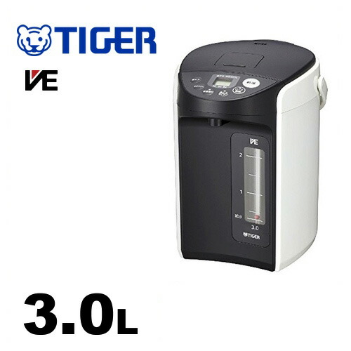 信頼 楽天市場 Piq A300 W タイガー 電気ケトル ポット とく子さん Ve電気まほうびん 容量 3 0l 高真空2重瓶 Veまほうびん構造 節電タイマー ホワイト 送料無料 関西トリカエ隊楽天市場店 日本製 Www Trailconnections Com