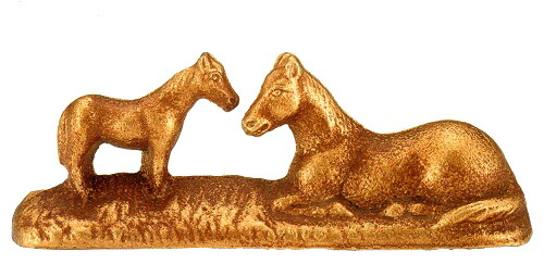 楽天市場】2026干支文鎮 午 高岡文鎮 うまくいく 銅色 令和8年 馬