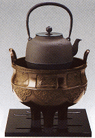 14-8 茶道具 小瓶掛 麟鳳亀龍 老練家色  【貨物輸送無料】