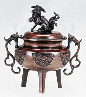 専用　極上　獅子　香炉　605g トヒサ　東さ7-0420② 1225025412_5c211d44b8ddc.jpg
