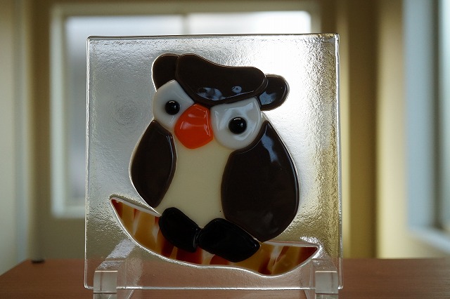 ふくろうステンドグラス ふくろうのステンドグラス照明 - ITAZURAAN'S GALLERY | minne byGMO