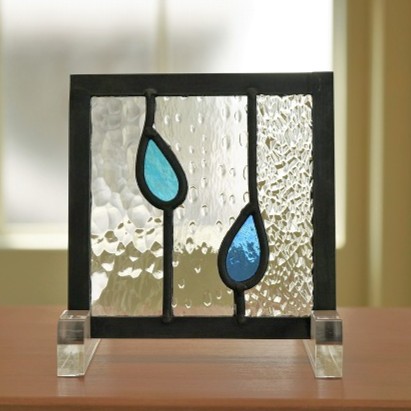 楽天市場】ステンドグラス パネル 住宅用 虹 12cm×12cm 【ステンド