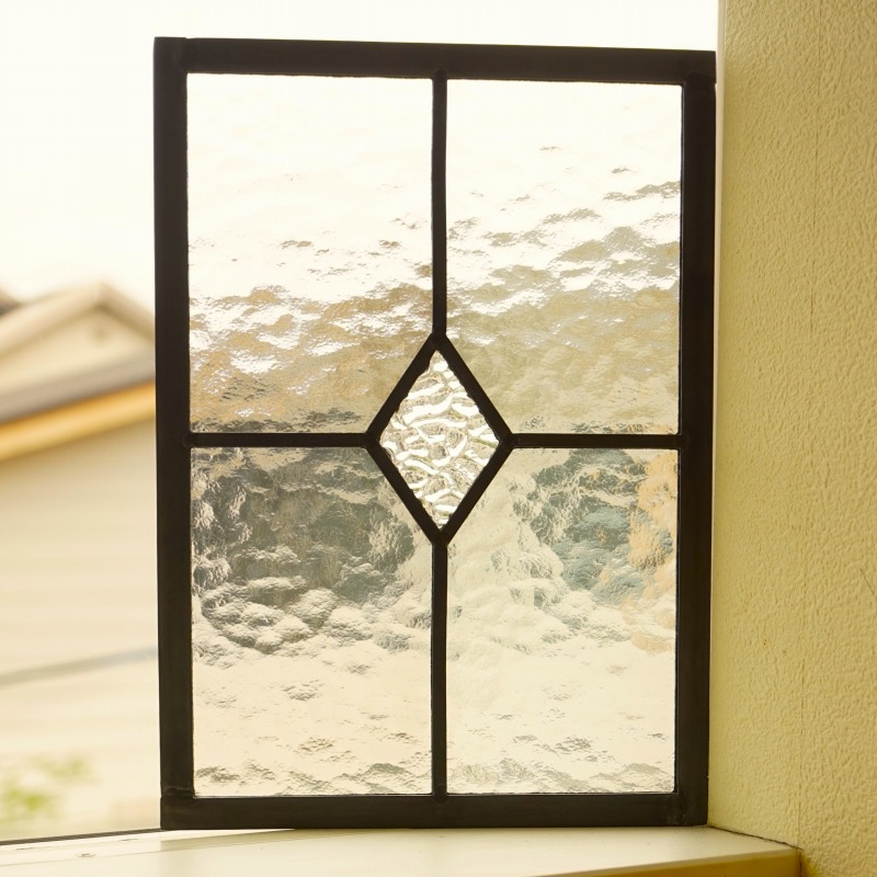 楽天市場】ステンドグラス パネル 住宅用 ダイヤと楕円 3種の