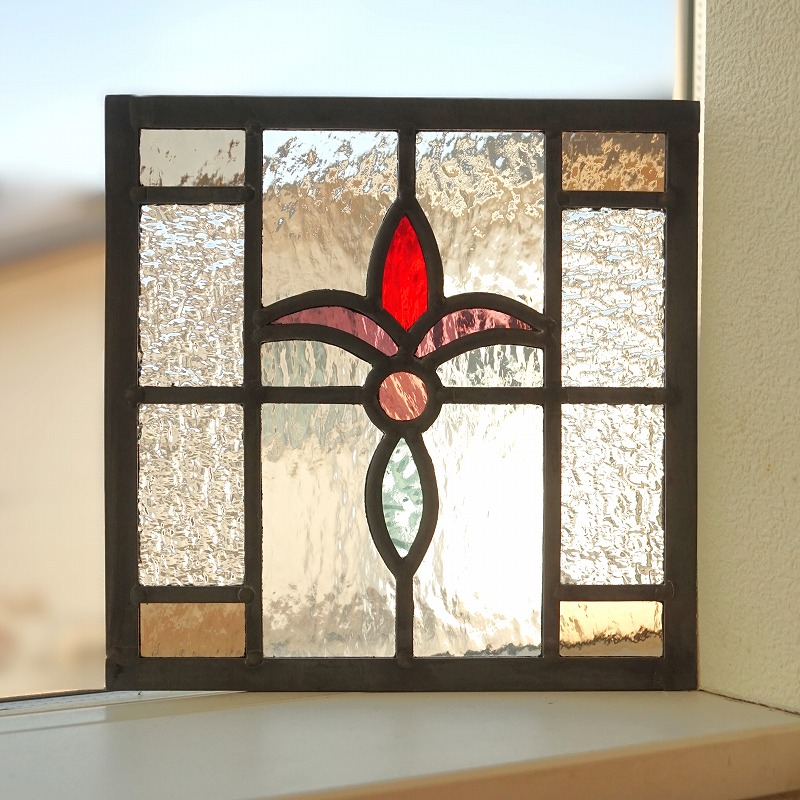 楽天市場】ステンドグラス パネル 住宅用 ダイヤと楕円 長方形
