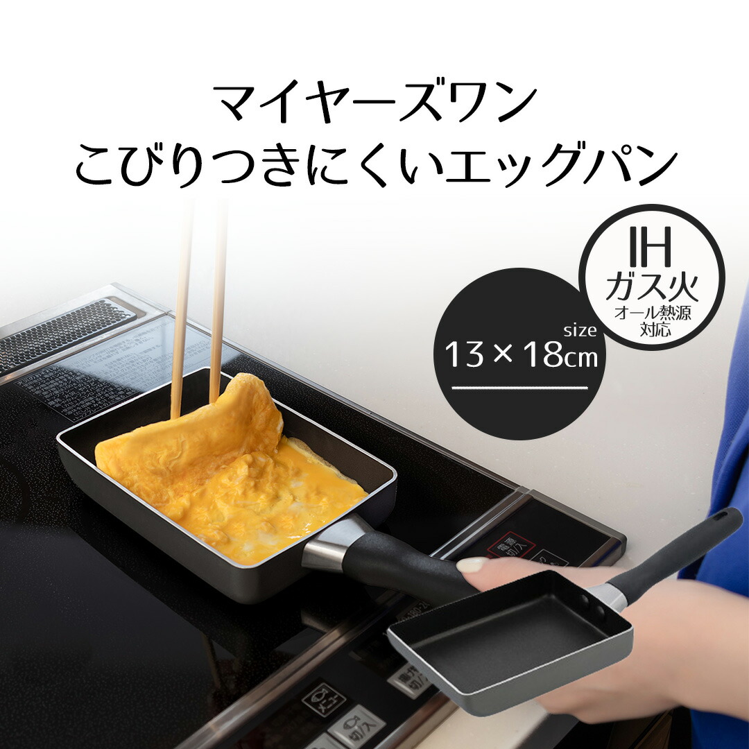 楽天市場】MEYER マイヤー エッグパン 13×18センチ IH対応 ガス火対応