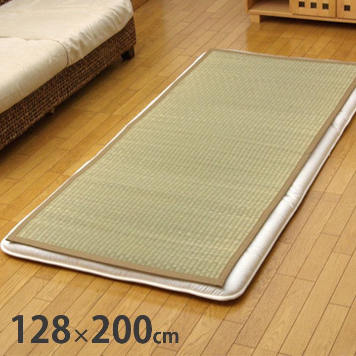 い草シーツ 夏用 ごろ寝シーツ 128x200cm ざわわ い草 寝ござ お昼寝 シーツ ビーグ 国産 日本製 沖縄 天然素材 涼しい お手入れ簡単｜kanaemina