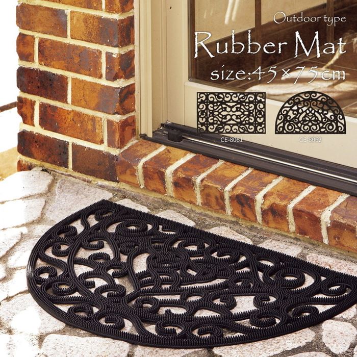 楽天市場】ラバーマット 幅45cm 玄関マット 屋外用 ドアマット
