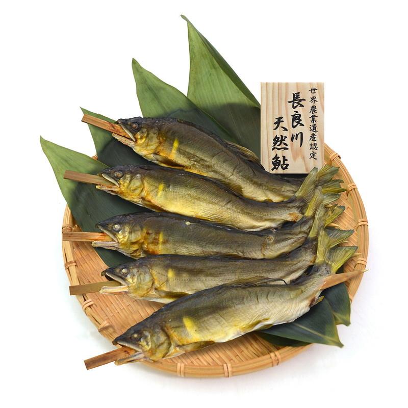 世界農業遺産認定 清流長良川天然鮎 塩焼き 結の舟 詰め合わせ ギフト プレゼント お中元 お歳暮 内祝い｜kanaemina 9,240円