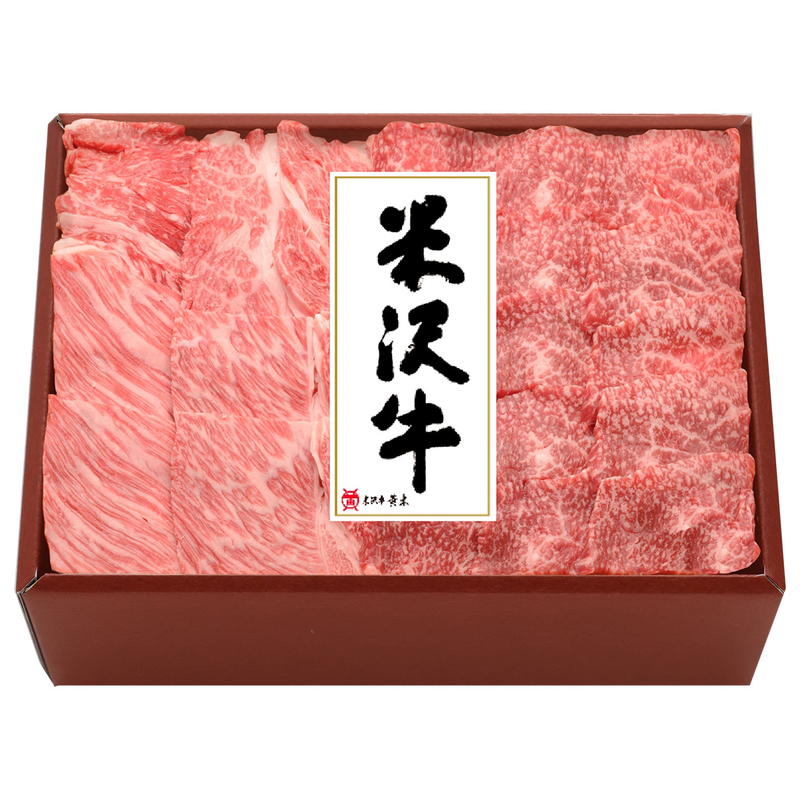 焼き肉 米沢牛焼肉用 米沢牛黄木 詰め合わせ セット ギフト プレゼント お中元 お歳暮 内祝い|kanaemina