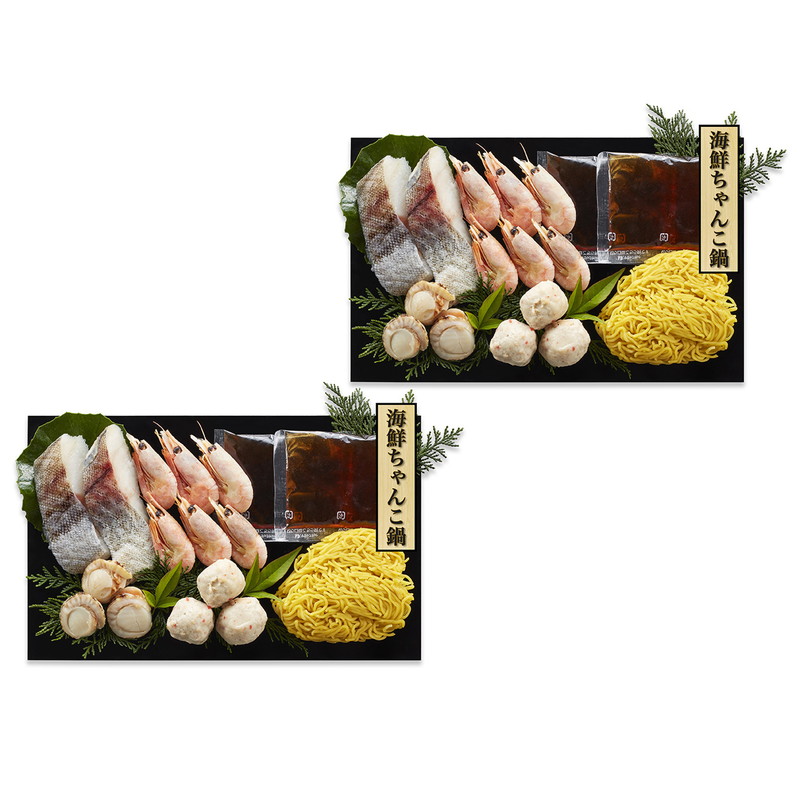 個食用 海鮮ちゃんこ鍋セット 詰め合わせ ギフト プレゼント お中元 お歳暮 内祝い