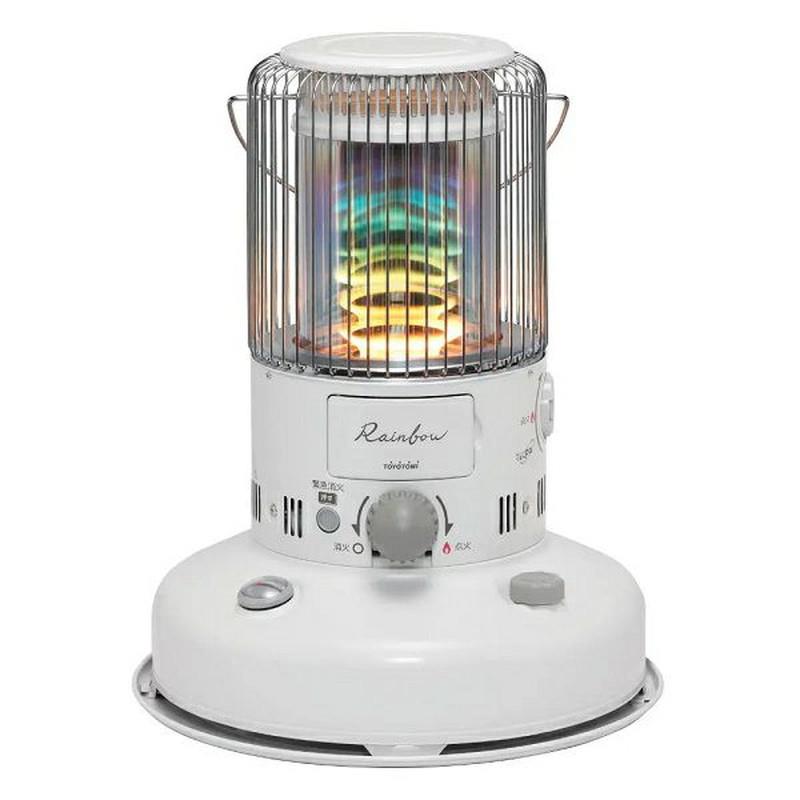 石油ストーブ 灯油ストーブ トヨトミ 対流形 乾電池式 丸型 白 木造7畳 最大9畳 RB-2524-W ホワイト レインボーストーブ 楽天市場】石油ストーブ 灯油ストーブ トヨトミ 対流形 乾電池式 丸型