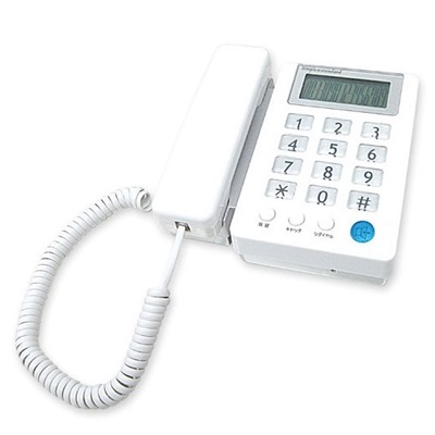 最大63 Offクーポン 電話機 本体 液晶付シンプルフォン ホワイト カシムラ Nss 08 ハンズフリー通話 シンプル機能 停電時使用可 電話器 キャッチホン対応 固定電話器
