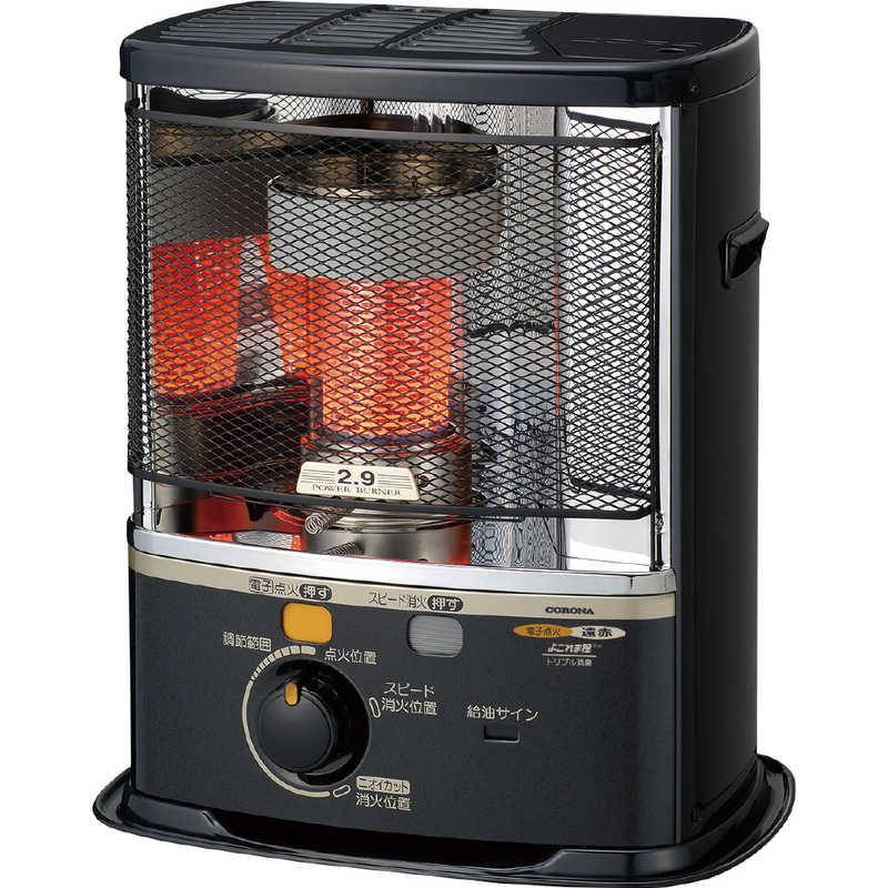 石油ストーブ 灯油ストーブ コロナ 反射形 木造8畳 最大10畳 4Lタンク SX-E2925Y-HD ダークグレー 小型 黒色メッシュガード 20,978円