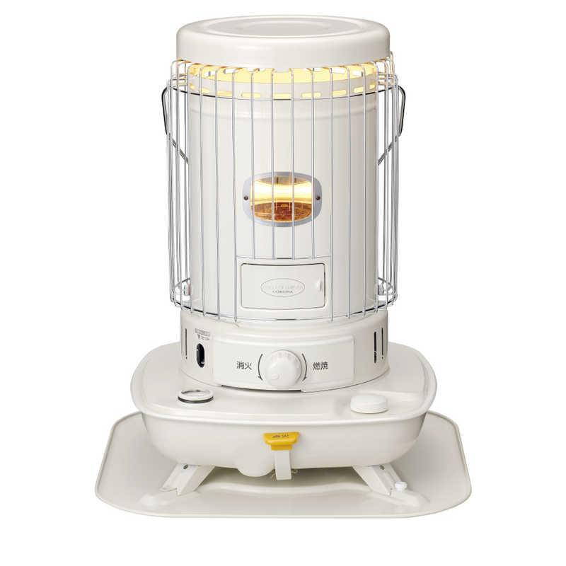 石油ストーブ 灯油 対流式 暖房機器 コロナ 木造13畳 最大18畳 電源不要 タンク一体式 遠赤外線 SL-5125-W ホワイト