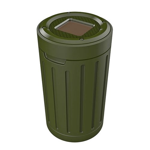 車載用灰皿 携帯灰皿 ドリンクホルダー用 Ledライト付き ソーラー電池 おしゃれ 車の灰皿 グリーン 国内最安値