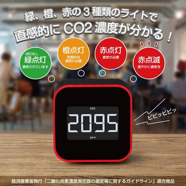 【良品】サトテック 大型CO2表示器 HJ-CO2-LED75 壁掛け CO2モニター表示器HJ-CO2-LED75（換気モニタ） サトテック | CO2