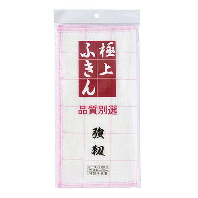 ダスター 布巾 御前上等ふきん 30x30糎 9枚重ね織り 人絹100% 1枚入x120仕掛ける 入れもの売りわたす