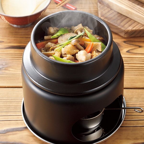 楽天市場】【取寄品】 和ごころ懐石 陶器製 釜めしコンロ付セット 1合