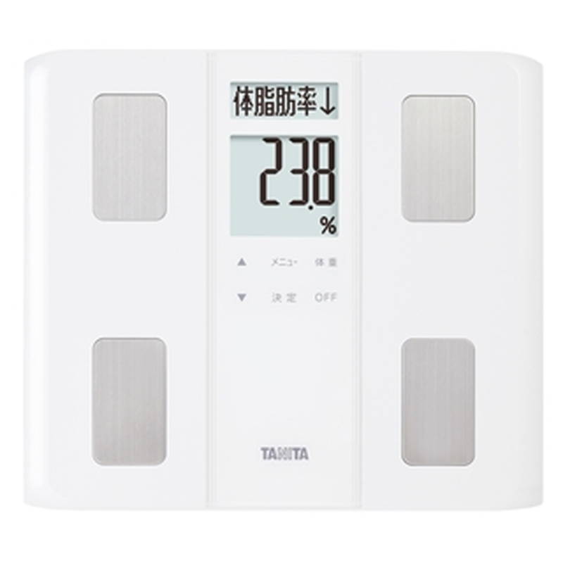 体組成計 体重計 薄型 タニタ 体組成計 BC-331 ホワイト 見やすい大型液晶表示｜kanaemina