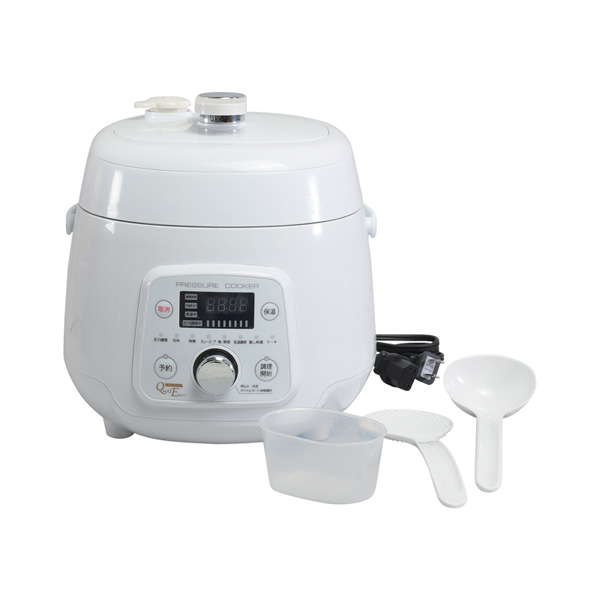 【数量限定】圧力鍋 電気圧力鍋 2.5L 4号炊き クイックエコ 時短調理 小型 電気圧力鍋 1人～2人用
