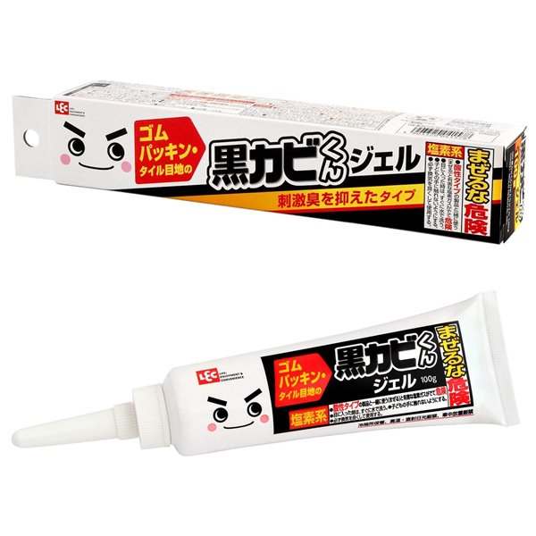 楽天市場 お風呂のカビ取りジェル 黒カビくん 100g 浴室 ゴムパッキン タイル目地 カビ除去剤 Kanaemina