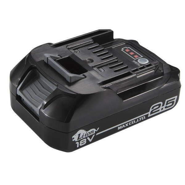 〇 マックス リチウムイオンバッテリー 18V JP-L91825A PJ91133 リチウムイオン2.5Ah 残量表示付 MAX